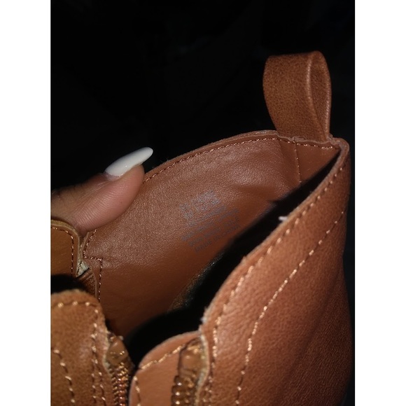 Sun + Stone Womens Cadee Casual Ankle Booties Brown Size: 8 - Picture 2 of 3